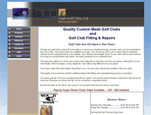 Tablet Screenshot of eaglegolfclubs.com